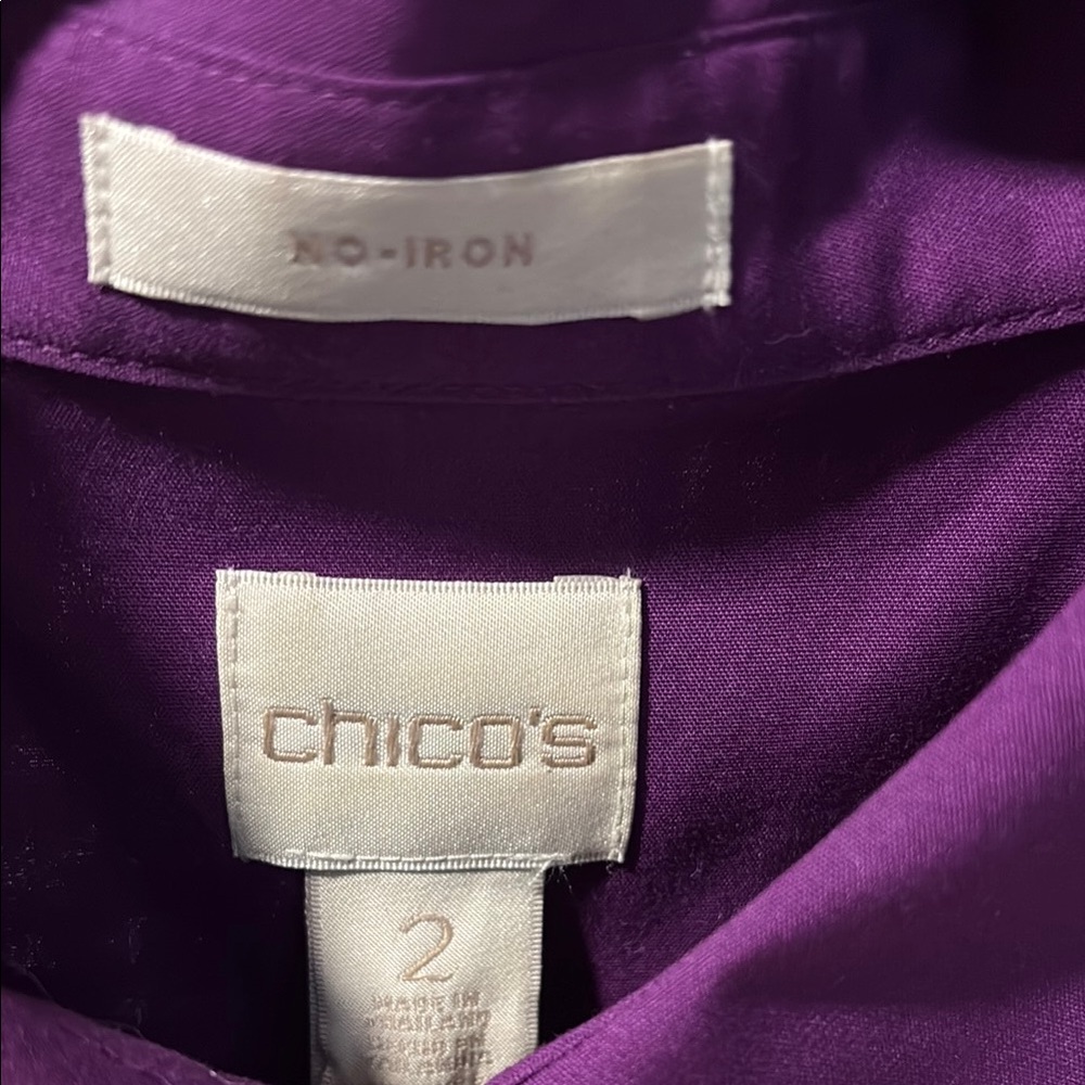 Chico's Vibrant Purple Top